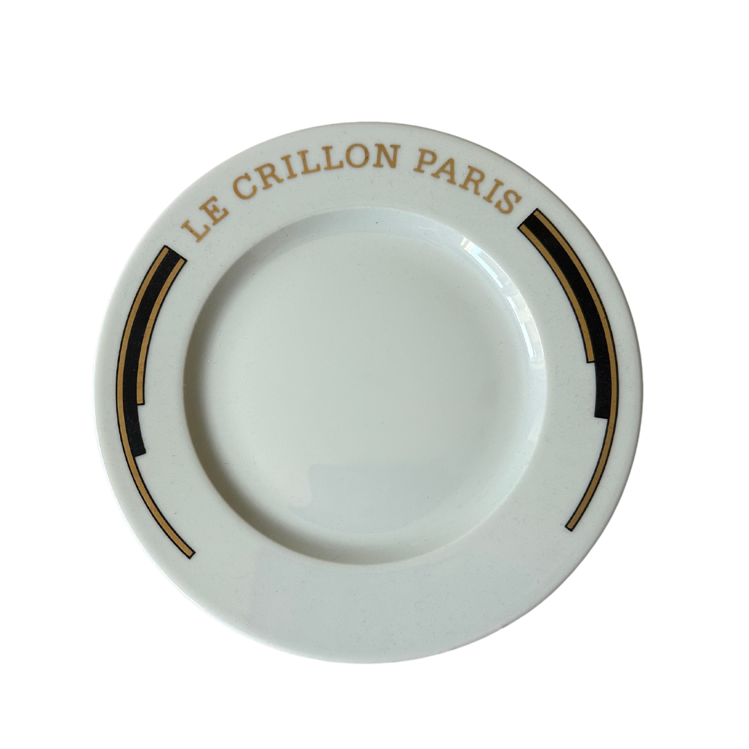 Vintage "Le Crillon Paris" Plate