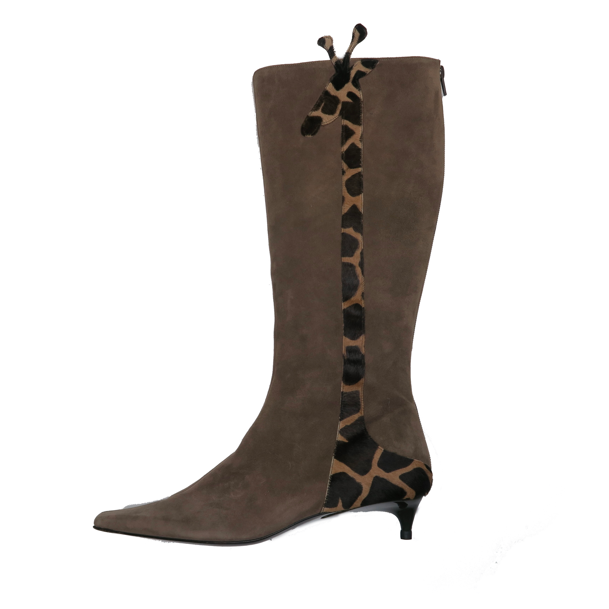 Moschino Giraffe Boots (38)-sourcedbyMel