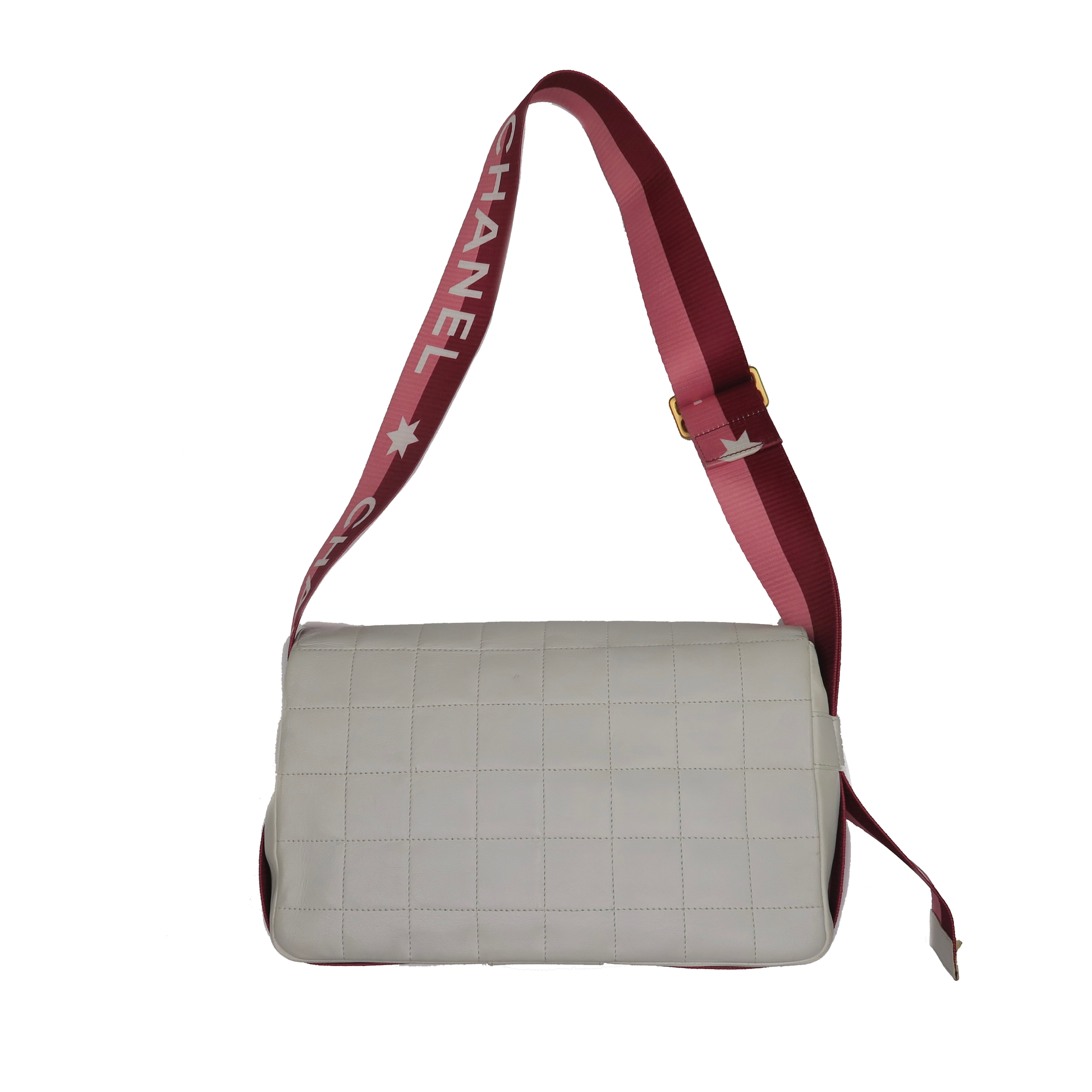 Chanel CC Chocolate Bar Leather Flap Crossbody Bag – sourcedbyMel