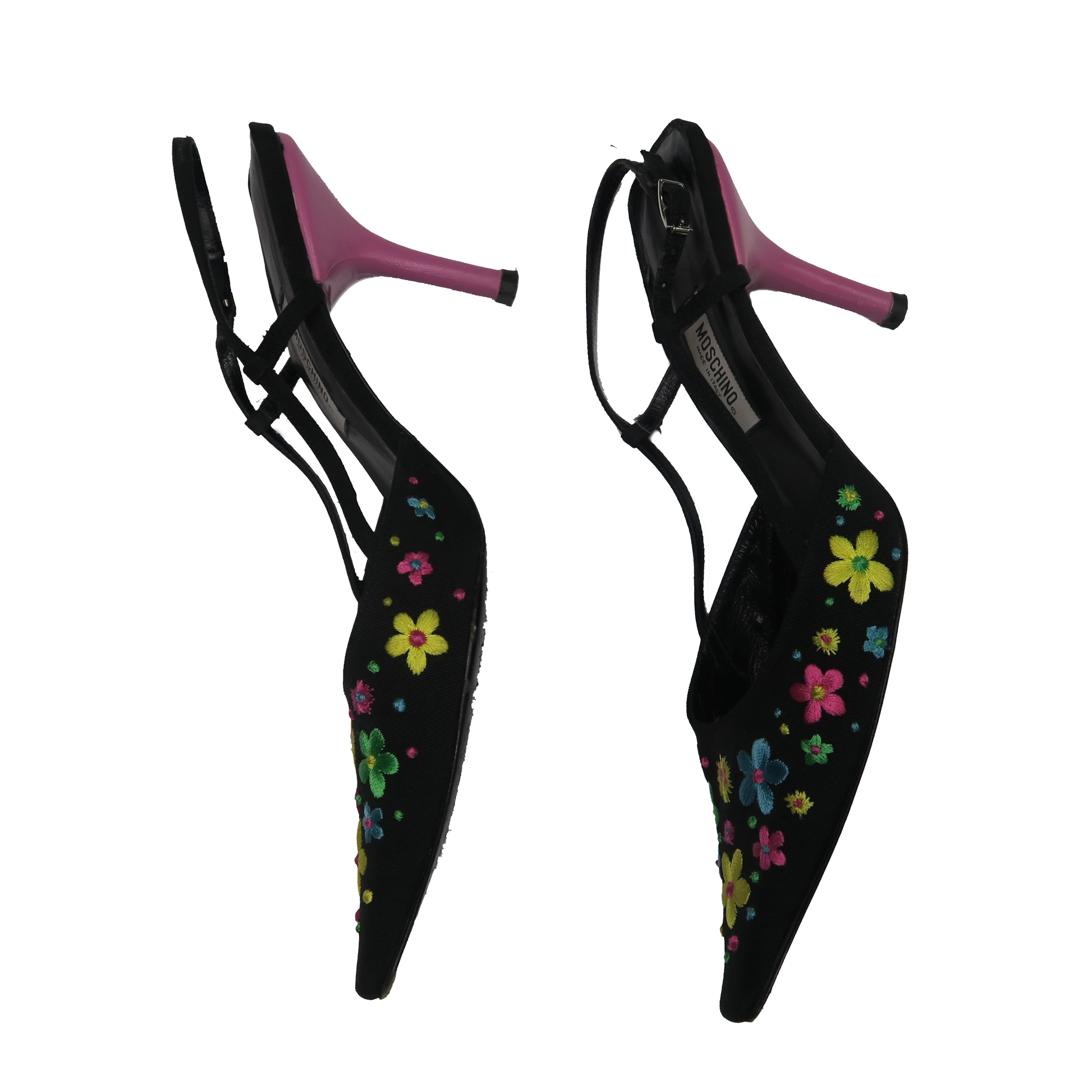 Moschino Floral Slingbacks (38.5)-sourcedbyMel