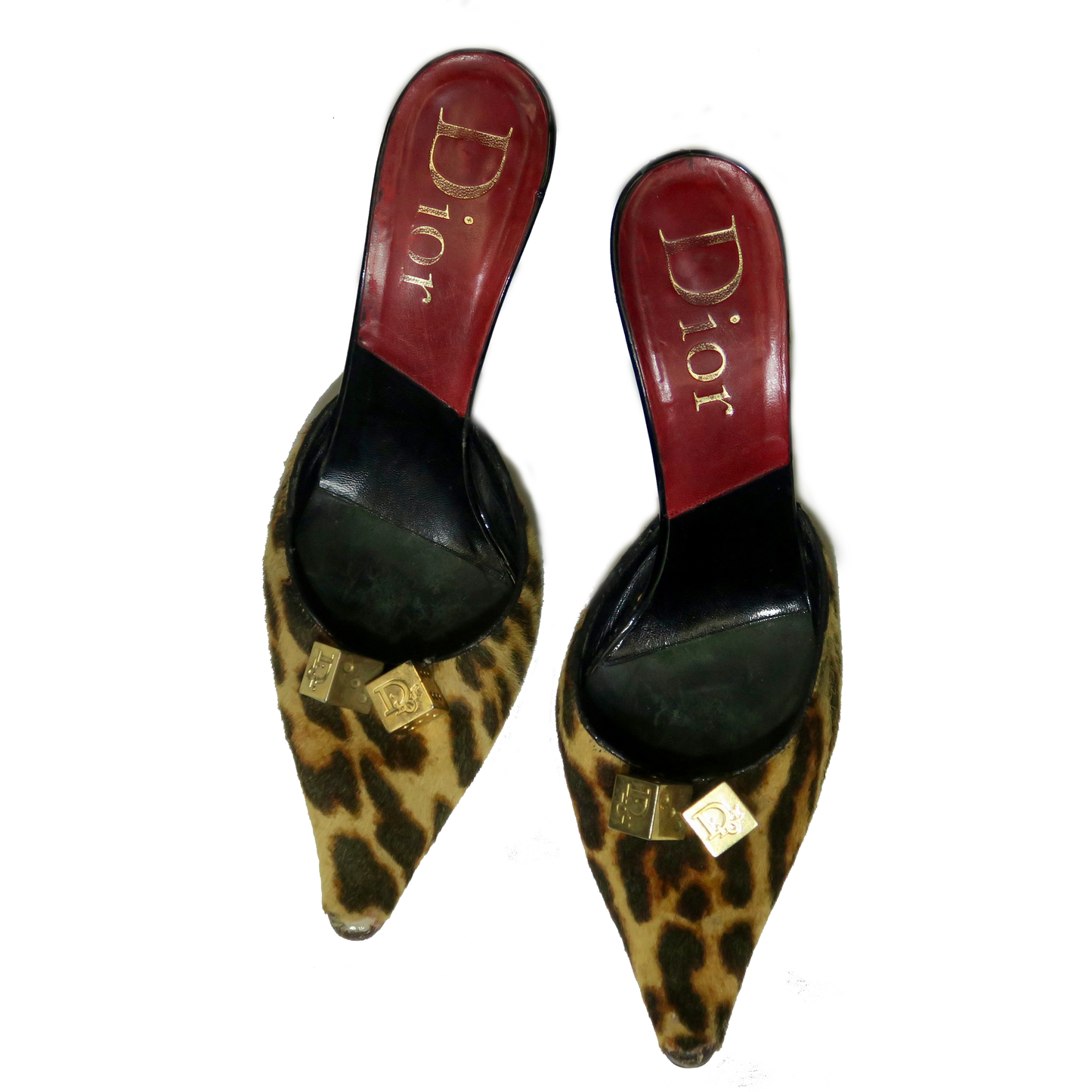 Dior Pony Hair Leopard Dice Mules (39)-sourcedbyMel